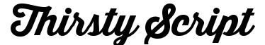 Thirsty Script Extrabold Demo