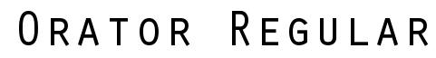 Orator-Regular