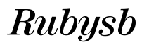 Ruby Script Bold