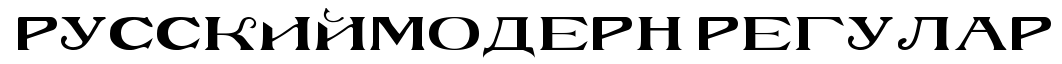 Russkij Modern Regular