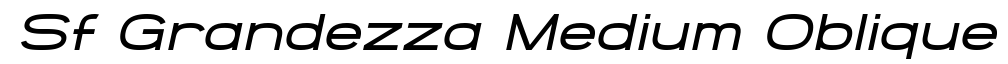 SF Grandezza Medium Oblique