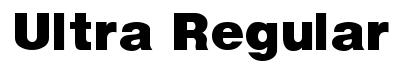 Ultra Regular