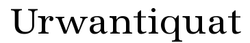URWAntiqua T