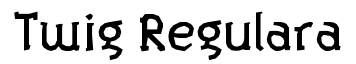 Twig Regular A