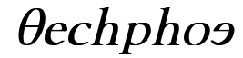 Tech Phonetic Bold Italic