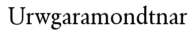 URWGaramond TNar