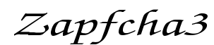 Zapf Chancery-Medium Italic Ex