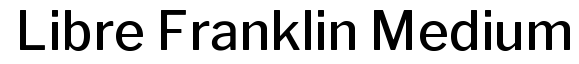 Libre Franklin Medium
