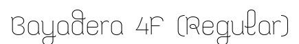 Bayadera 4F