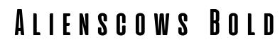 Aliens & Cows Bold
