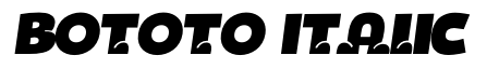 BOTOTOITALIC