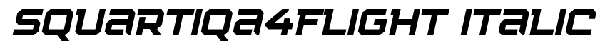 Squartiqa 4F Light Italic