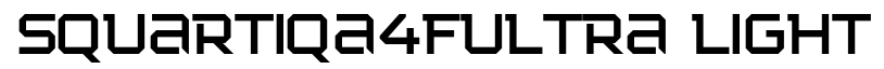 Squartiqa 4F Ultra Light
