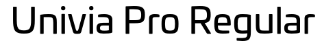 Univia Pro Regular
