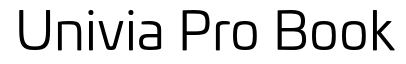 Univia Pro Book