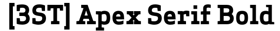 Apex Serif Bold