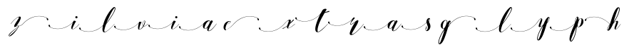 Zilvia Extras Glyph Medium