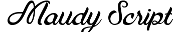 Maudy Script
