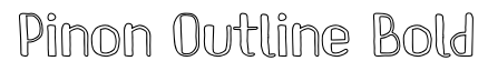 Pinon Outline Bold