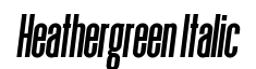 Heathergreen Italic