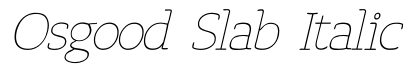 Osgood Slab Italic
