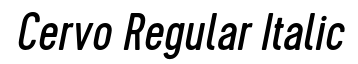 Cervo Regular Italic