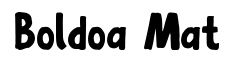 Boldoa Mat