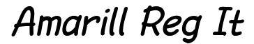 Amarill Reg Italic