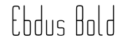 Ebdus Bold