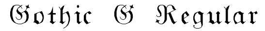 Gothic G
