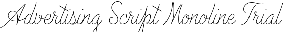 Advertising Script Monoline