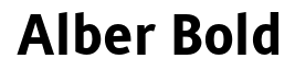 Alber-Bold