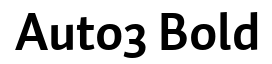 Auto 3 Bold