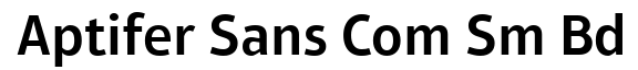 Aptifer Sans Com Semibold