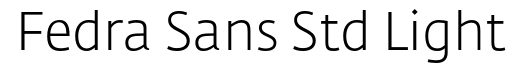 Fedra Sans Std Light