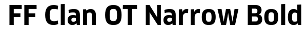 Clan OT-Narrow Bold
