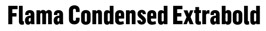 Flama Condensed-Extrabold