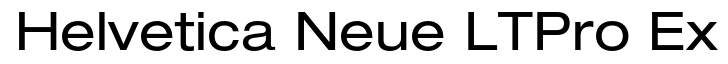 Helvetica Neue LT Pro 53 Extended
