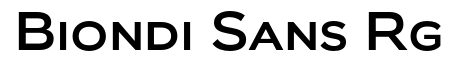 Biondi Sans Rg-Regular