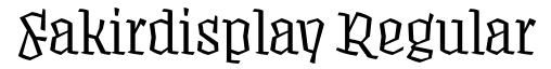 Fakir Display Regular