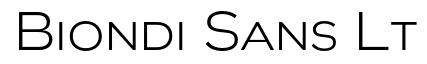 Biondi Sans Lt-Regular