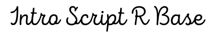 Intro Script R Base