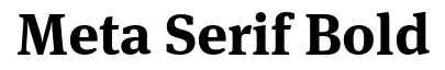 Meta Serif OT Bold