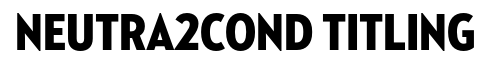 Neutraface 2 Condensed Titling