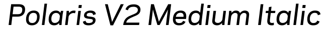 Galaxie Polaris Medium Italic
