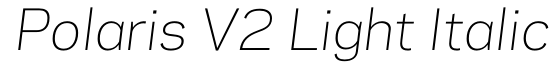 Galaxie Polaris Light Italic