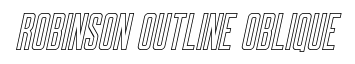 Robinson Outline Oblique