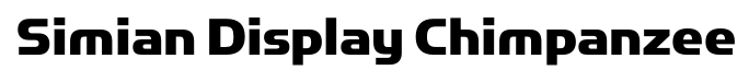 Simian Display Chimpanzee