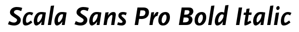 Scala Sans Pro-Bold Italic