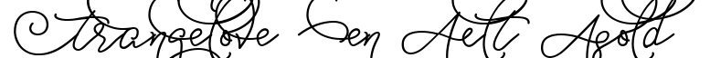 Strangelove Pen Alt Bold